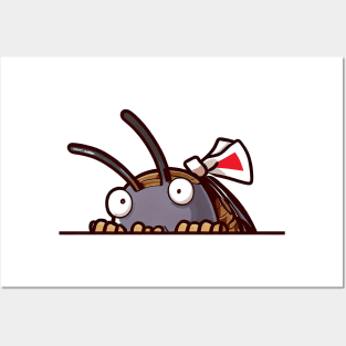 Sneaky japanese cockroach so cute Posters and Art